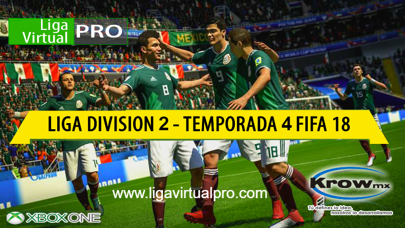 Logo-LIGA DIVISION 2 - TEMPORADA 4 FIFA 18